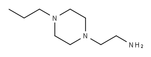1-Piperazineethanamine,4-propyl-(9CI) Structure