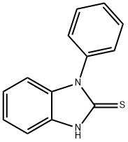 1-苯基-1H-苯并[D]咪唑-2-硫醇 结构式