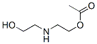 2-[(2-hydroxyethyl)amino]ethyl acetate Struktur