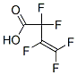2,2,3,4,4-ペンタフルオロ-3-ブテン酸 化学構造式