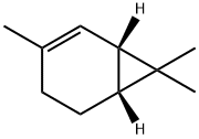 蒈烯, 4497-92-1, 结构式