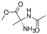 L-Alanine,  N-acetyl-2-amino-,  methyl  ester  (9CI) Structure