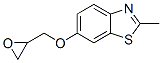 Benzothiazole, 2-methyl-6-(oxiranylmethoxy)- (9CI) Structure