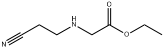 2-(2-シアノエチルアミノ)酢酸エチル 化学構造式