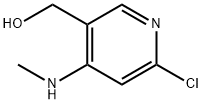 (6-氯-4-(甲基氨基)吡啶-3-基)甲醇, 449811-30-7, 结构式
