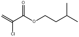 2-Propenoic acid, 2-chloro-, 3-Methylbutyl ester Struktur