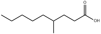 4-メチルノナン酸 化学構造式
