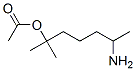 5-amino-1,1-dimethylhexyl acetate Structure