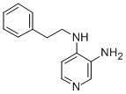 3-アミノ-4-フェネチルアミノピリジン 化学構造式