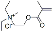 diethylmethyl[2-[(2-methyl-1-oxoallyl)oxy]ethyl]ammonium chloride Struktur