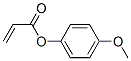 アクリル酸4-メトキシフェニル 化学構造式