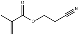 メタクリル酸2-シアノエチル 化学構造式