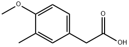 4-メトキシ-3-メチルフェニル酢酸 化学構造式