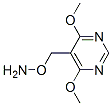 Pyrimidine, 5-[(aminooxy)methyl]-4,6-dimethoxy- (9CI) Structure