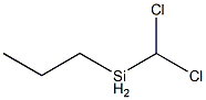 DICHLOROMETHYL-N-PROPYLSILANE Struktur