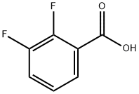 2,3-ジフルオロ安息香酸 化学構造式