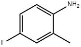 4-氟-2-甲基苯胺, 452-71-1, 结构式