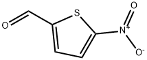 5-ニトロ-2-チオフェンカルボアルデヒド 化学構造式