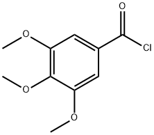 3,4,5-三甲氧基苯甲酰氯 结构式