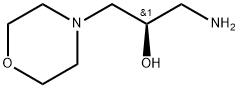 4-MORPHOLINEETHANOL, Α-(AMINOMETHYL)-, (ΑR)-PROPANOL 结构式