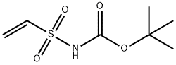 ビニルスルホニルカルバミン酸TERT-ブチル 化学構造式