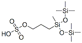 3-[1,3,3,3-tetramethyl-1-[(trimethylsilyl)oxy]disiloxanyl]propyl hydrogen sulphate Structure