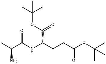 N-L-Alanyl-L-glutaMic Acid Bis(1,1-diMethylethyl) Ester Structure