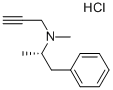 N,α-ジメチル-N-(2-プロピニル)ベンゼンメタンアミン·塩酸塩 化学構造式