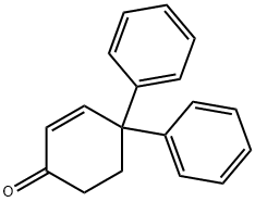 4,4-二苯基-2-环己烯-1-酮, 4528-64-7, 结构式