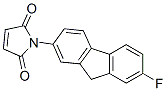 1-(7-fluoro-9H-fluoren-2-yl)pyrrole-2,5-dione 结构式