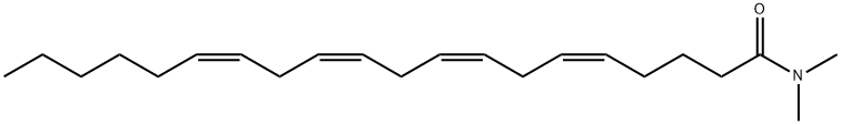 Arachidonoyl-N,N-dimethyl amide Structure