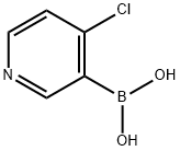 4-氯吡啶-3-硼酸 结构式