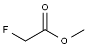 フルオロ酢酸メチル 化学構造式