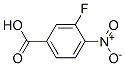 4-硝基-3-氟苯甲酸 结构式