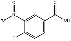 4-氟-3-硝基苯甲酸, 453-71-4, 结构式