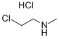 2-クロロ-N-メチルエタンアミン塩酸塩 化学構造式