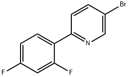 5-bromo-2-(2,4-difluorophenyl)pyridine Structure
