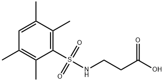 N-(2,3,5,6-四甲基苯基磺酰基)-BETA-丙氨酸, 453581-60-7, 结构式