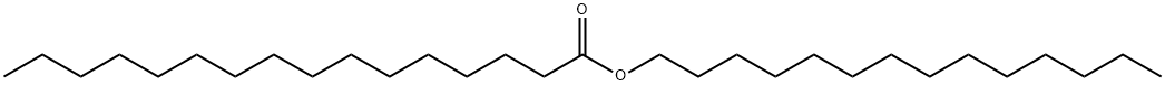 十六(烷)酸十四(烷)酯, 4536-26-9, 结构式