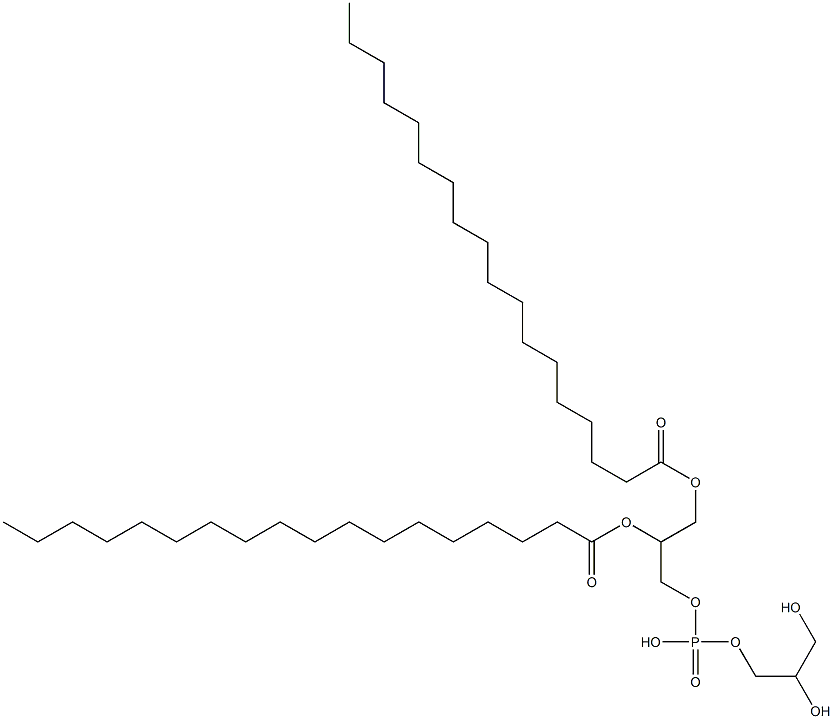1,2-Distearoyl-sn-glycero-3-phosphoglycerol,sodium salt Struktur