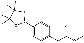 4-硼酸酯-苯乙酸甲酯 结构式