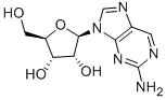 2-氨基嘌呤核苷, 4546-54-7, 结构式