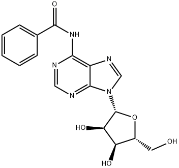 N6-苯甲酰基腺苷, 4546-55-8, 结构式