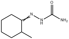 2-Methylcyclohexanone semicarbazone Struktur
