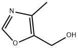 4-メチルオキサゾール-5-メタノール 化学構造式