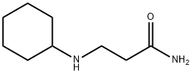 3-(シクロヘキシルアミノ)プロパンアミド 化学構造式