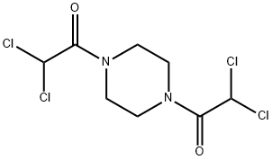 2,2-dichloro-1-[4-(2,2-dichloroacetyl)piperazin-1-yl]ethanone Struktur