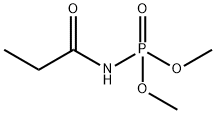 Phosphoramidic  acid,  (1-oxopropyl)-,  dimethyl  ester  (9CI) Structure
