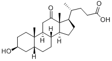 3-BETA-HYDROXY-12-OXO-5-BETA-CHOLANOICACID Struktur