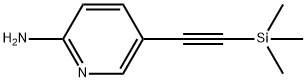 2-amino-5-trimethylsilanylethynylpyridine Structure